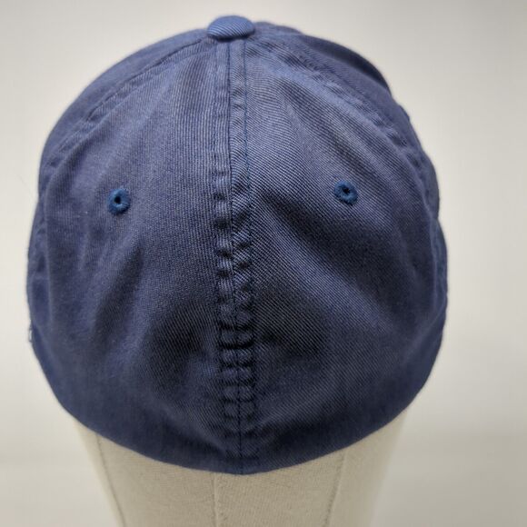 R&H Mechanical Fitted Hat Blue S/M Flexfit Embroidered 6 Panel Yupoong - Picture 5 of 8